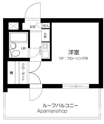 モビーレ等々力の間取り