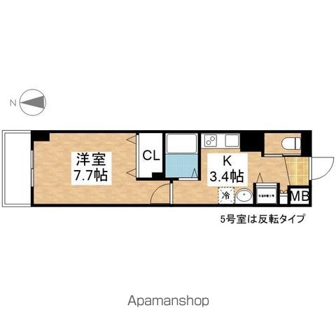 グランツ丸の内の間取り写真