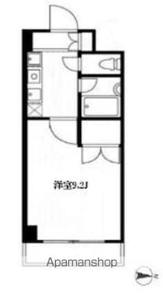 アパートメンツ練馬北町[1K/25.54m2]の間取図