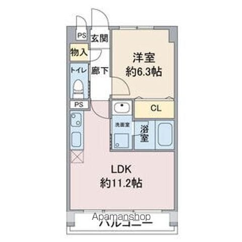 レージュ桜山の間取り写真