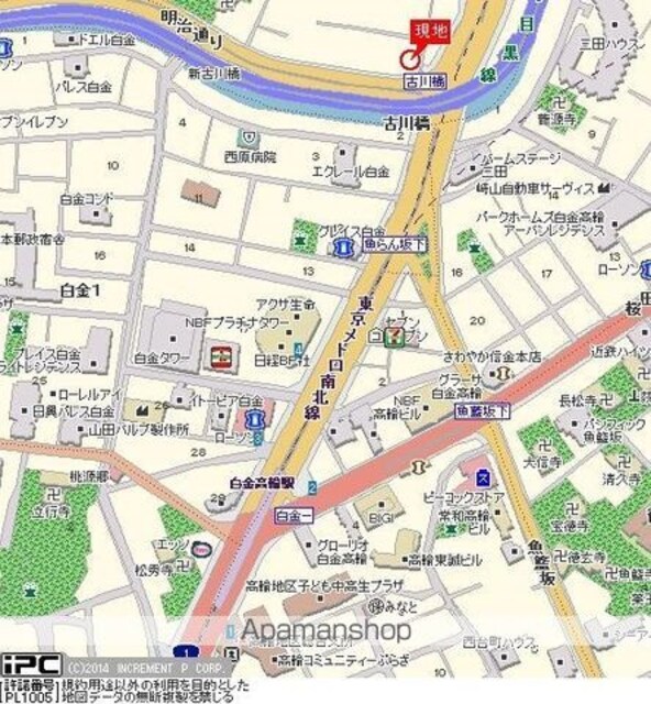ステージグランデ南麻布[1K/20.02m2]の周辺