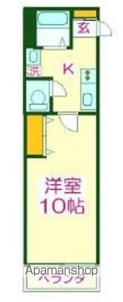 東京都江戸川区平井５丁目[1K/30m2]の間取図