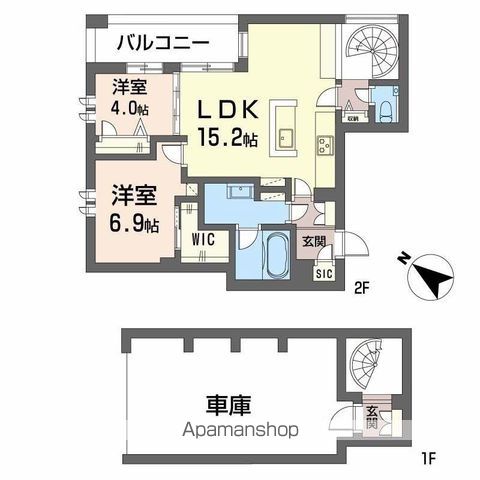 シャーメゾン 新屋敷 PREMIUMの間取り写真