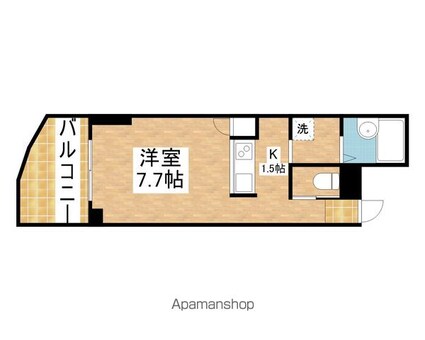 愛知県名古屋市千種区今池４丁目[1K/23.91m2]の間取図