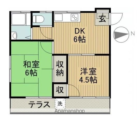 小宮コーポの間取り写真