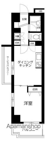 【中野区中央のマンションの間取り】