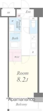 アロハパレス[1K/29.08m2]の間取図
