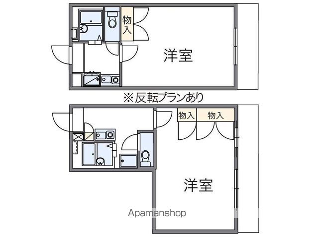 レオパレス野方の間取り写真