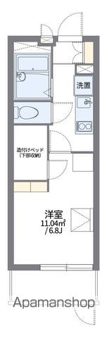 レオパレスプルーム淀川の間取り