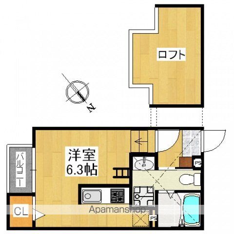 VILLAGE野間の間取り写真