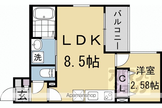 RSMART山科大宅の間取り写真