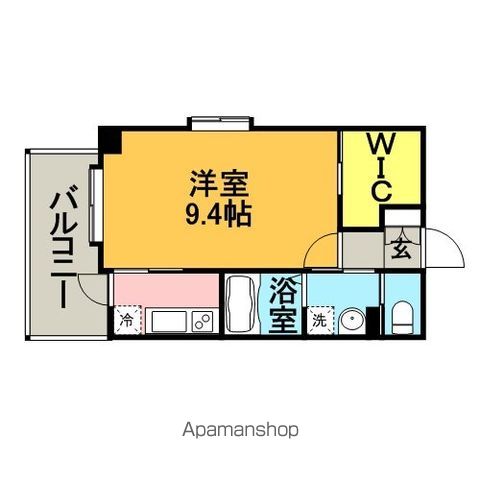 エルスタンザ天神東の間取り