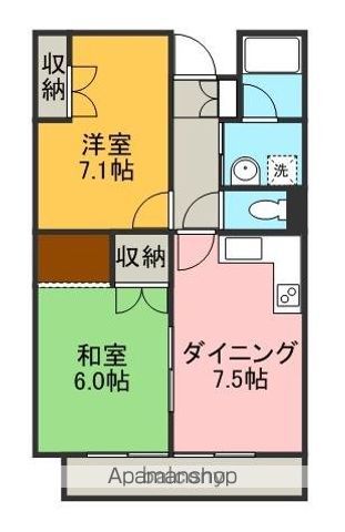 ドミール中田町の間取り写真