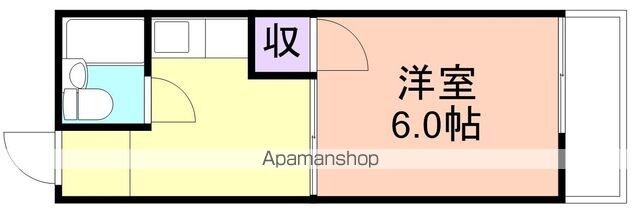 ナイアハイツ[1K/19.8m2]の間取図