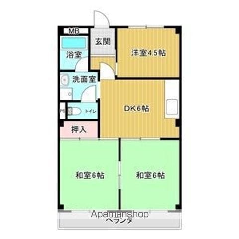 シャンポール原Iの間取り写真