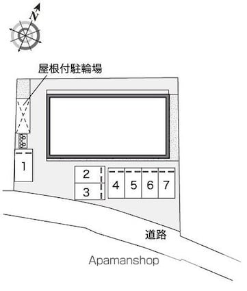 レオネクスト倉敷北[1K/30m2]の配置図