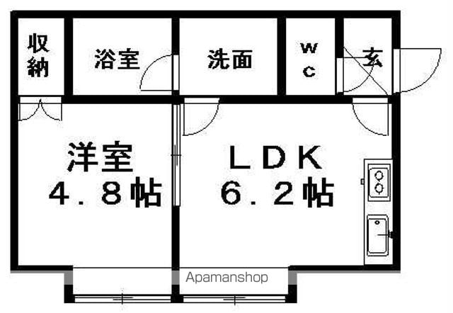 森住販美園マンションの間取り写真