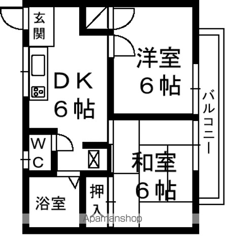 プレジオグリーンの間取り写真