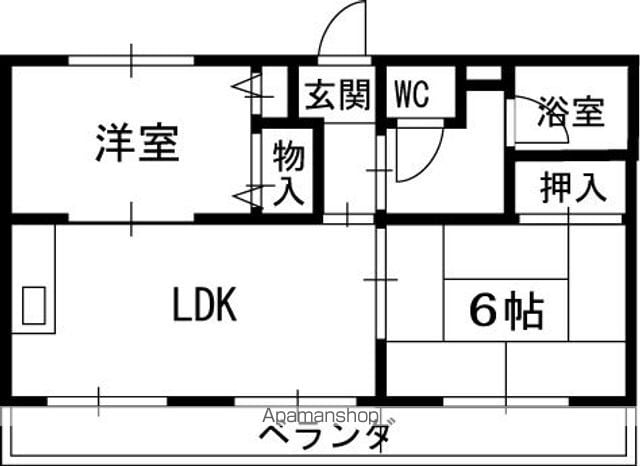 サンハイム渚の間取り写真
