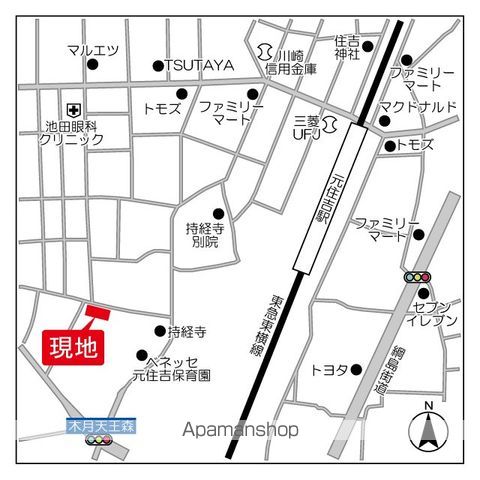 元住吉アートフラッツの外観写真
