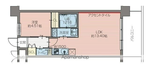 プレジオ今福鶴見の間取り写真