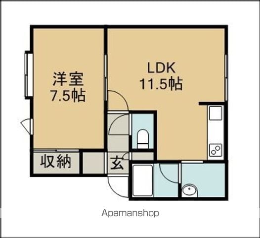 ヴィレッジ福住の間取り写真