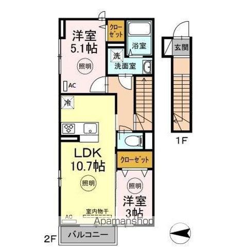 キララCの間取り写真