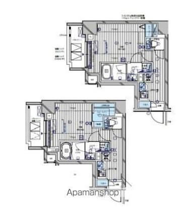 メインステージ東上野[1K/25.94m2]の間取図