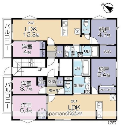 Ｅｓｔ　Ｆｅｌｉｃｉｔａ　押上[1SLDK/46.43m2]の間取図