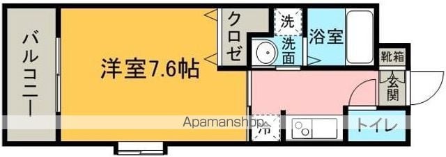 福岡市東区筥松のマンションの間取り