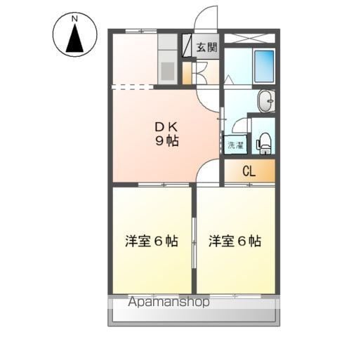 パープルメゾン壱番館の間取り写真