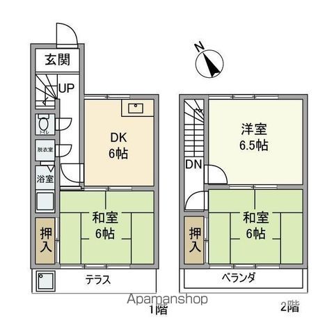 【則武中戸建の間取り】