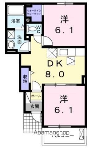 パークハイム椿 Iの間取り写真