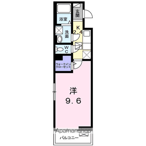 フランソーレ 108 ｜ 千葉県船橋市滝台２丁目3-1（賃貸アパート1K・1階・30.42㎡） その2