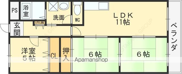 サンメゾンの間取り写真