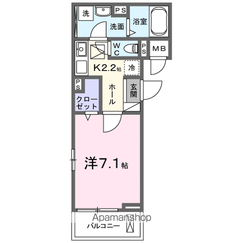 ソラレ　エムズの間取り