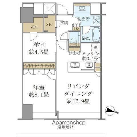 同じ建物の物件間取り写真 - ID:227087070056