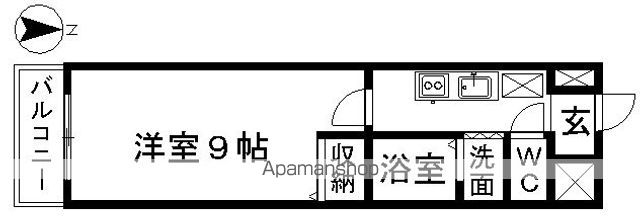 サンパティーク東片端の間取り写真