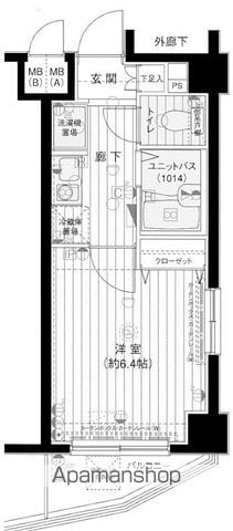 メインステージ南麻布の間取り写真