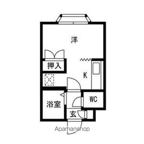 プレサント北8条Aの間取り写真