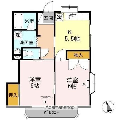 メゾンK IVの間取り写真