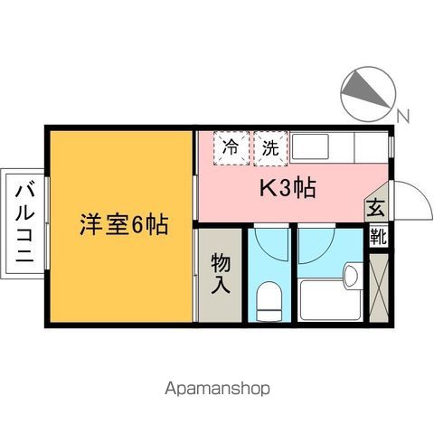 クレスト下藤沢の間取り写真