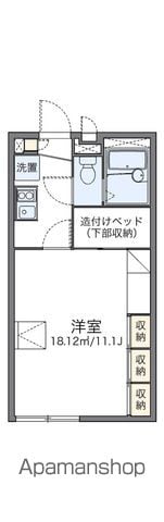 レオパレス道野辺北原の間取り