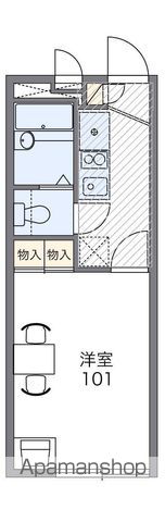レオパレス美国の間取り写真