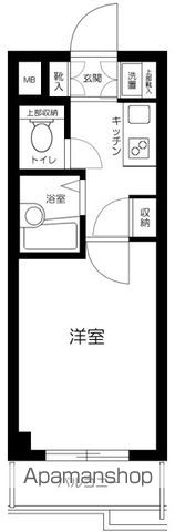 中野区本町のマンションの間取り