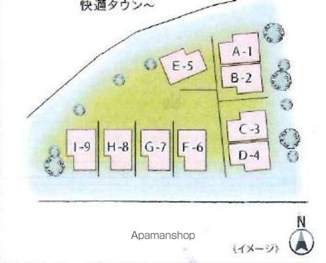 ヤマイチテラス西庄[3LDK/77m2]の配置図