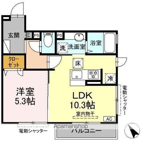 同じ建物の物件間取り写真 - ID:214059708415