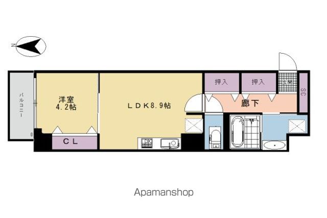 ブランドール北山の間取り写真