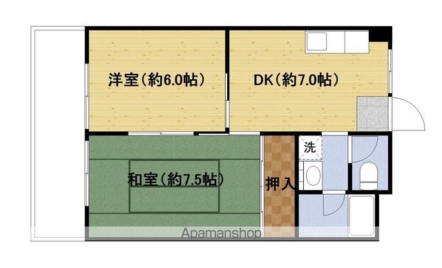 メゾン豊津の間取り写真