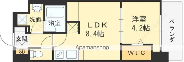 アーバネックス堂島の間取り写真